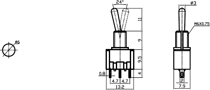 China Best quality Miniature Toggle Switch - Miniature Toggle Switch ...